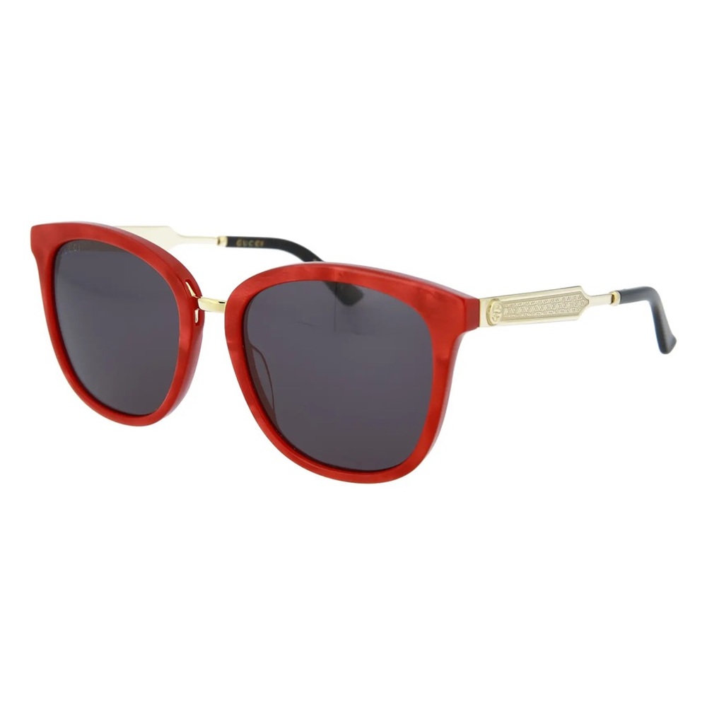 Gucci retro style red 55 mm sunglasses